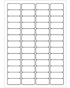 A4 etiketten 45,7 x 21,2 mm wit 100 vel Sorex