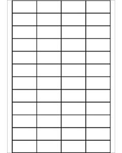 A4 etiketten 48 x 24,75 mm wit 100 vel Sorex