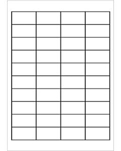 A4 etiketten 48,5 x 25,4 mm wit 100 vel huismerk