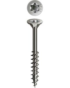 200 Spax schroeven 4x35mm RVS A2 deeldraad T20