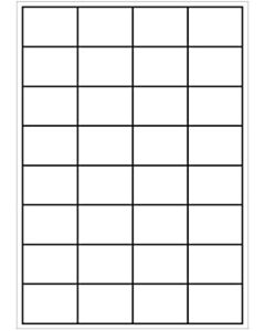 A4 etiketten 50 x 36 mm wit 100 vel Sorex