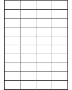 A4 etiketten 52,5 x 29,7 mm wit 100 vel Sorex