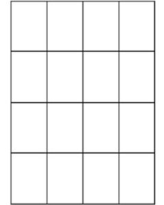 A4 etiketten 52,5 x 74 mm wit 100 vel Sorex