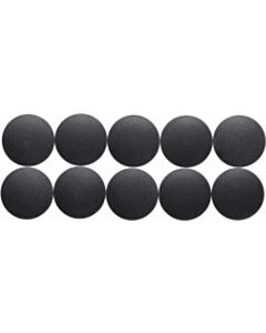 Maul Solid whiteboard magneet 800gr 10 stuks zwart