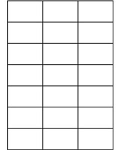 A4 etiketten 70 x 42,3 mm wit 100 vel Sorex