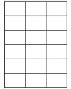 A4 etiketten 70 x 48 mm wit 100 vel Sorex