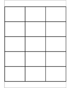 A4 etiketten 70 x 50,8 mm wit 100 vel Sorex