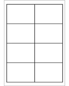 A4 etiketten 97 x 67,7 mm wit 100 vel Sorex