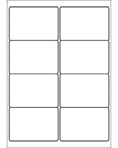 A4 etiketten 99,1 x 67,7 mm wit 100 vel huismerk