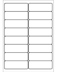 A4 etiketten 99,1 x 34 mm wit 100 vel Sorex