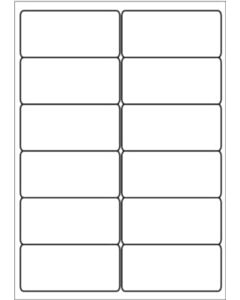 A4 etiketten 99,1 x 46,6 mm wit 100 vel Sorex