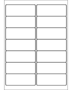 A4 etiketten 99,1 x 38,1 mm wit 100 vel huismerk