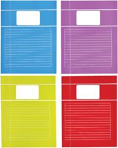 10 A5 Schriften gelinieerd 80blz assorti