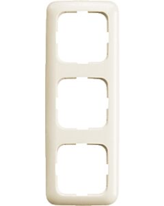 Busch-Jaeger 3-voudig afdekraam crèmewit 2513-212