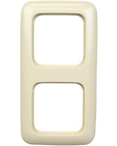 Busch-Jaeger 2-voudig afdekraam crèmewit 2512-212