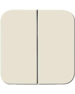 Busch-Jaeger 2-voudige schakelwip Busch-Duro 2000 SI crèmewit 2505-212