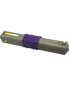 Huismerk OKI C332 / MC363 toner 46508709 geel