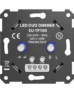 LED duo dimmer 5-100W VB Extend