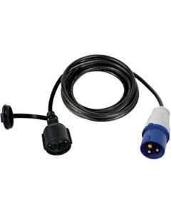 CEE-stekker naar Schuko-contrastekker verloopkabel 3m
