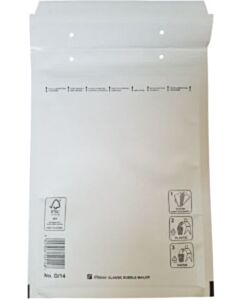 100 Luchtkussenenveloppen D/14 180x265mm wit Filmar Classic