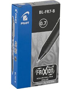 12 Pilot FriXion Ball gelrollers zwart medium 0,7 mm