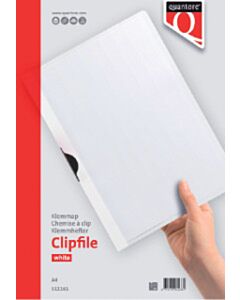 5 Witte klemmappen van Quantore