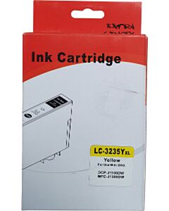 Huismerk Brother LC-3235XLY cartridge geel