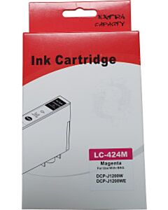 Huismerk Brother LC-424M cartridge magenta