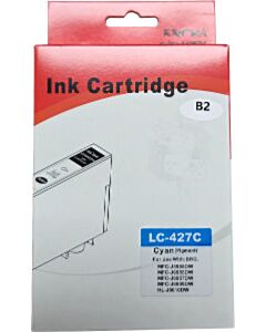 Huismerk Brother LC-427C cartridge cyaan