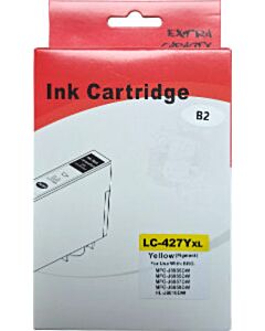 Huismerk Brother LC-427XLY cartridge geel