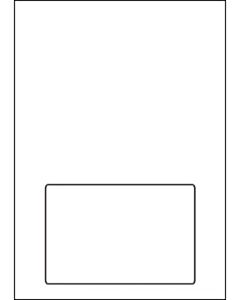 A4 pakbon met verzendlabel 100x150mm 100 vel 15x30mm marge