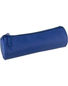 Pennenetui Quattro Colori kobaltblauw rond