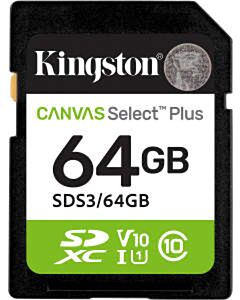 Kingston Canvas Select Plus SDXC 64 GB geheugenkaart
