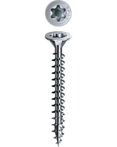 200 Spax schroeven 4x45mm voldraad verzonken kop T20