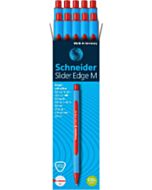 10x Schneider Slider Edge M balpen rood