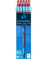 10x Schneider Slider Edge XB balpen rood