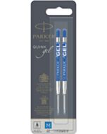 2 Gelpenvullingen Parker Quink blauw medium