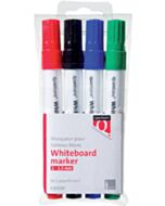 Quantore whiteboardmarker 1-1,5mm rond 4 stuks