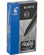12 Pilot FriXion Ball gelrollers zwart medium 0,7 mm