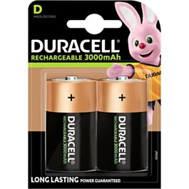 Oplaadbare D batterijen van Duracell (2)