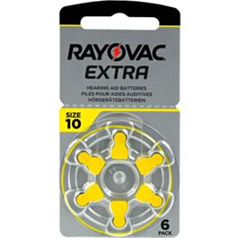 Rayovac Extra type 10 geel (6 pak)