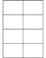 A4 etiketten 105 x 74 mm wit 25 vel Sorex