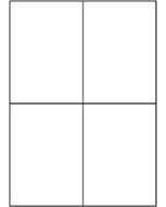 Premium A4 etiketten 105 x 148 mm wit 100 vel Sorex