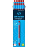10x Schneider Slider Edge M balpen rood