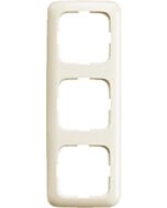 Busch-Jaeger 3-voudig afdekraam crèmewit 2513-212