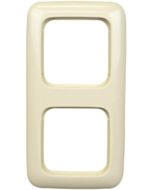 Busch-Jaeger 2-voudig afdekraam crèmewit 2512-212