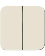 Busch-Jaeger 2-voudige schakelwip Busch-Duro 2000 SI crèmewit 2505-212