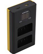 Nikon EN-EL25 / EN-EL25a Dual LCD USB lader (Patona)