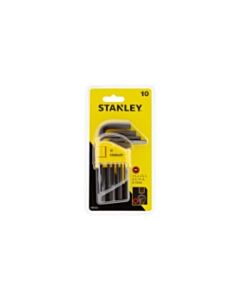 Stanley inbussleutelset 10-delig 0-69-253