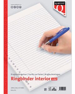 Ringbandinterieur A4 lijn 23-gaats 100 vel Quantore